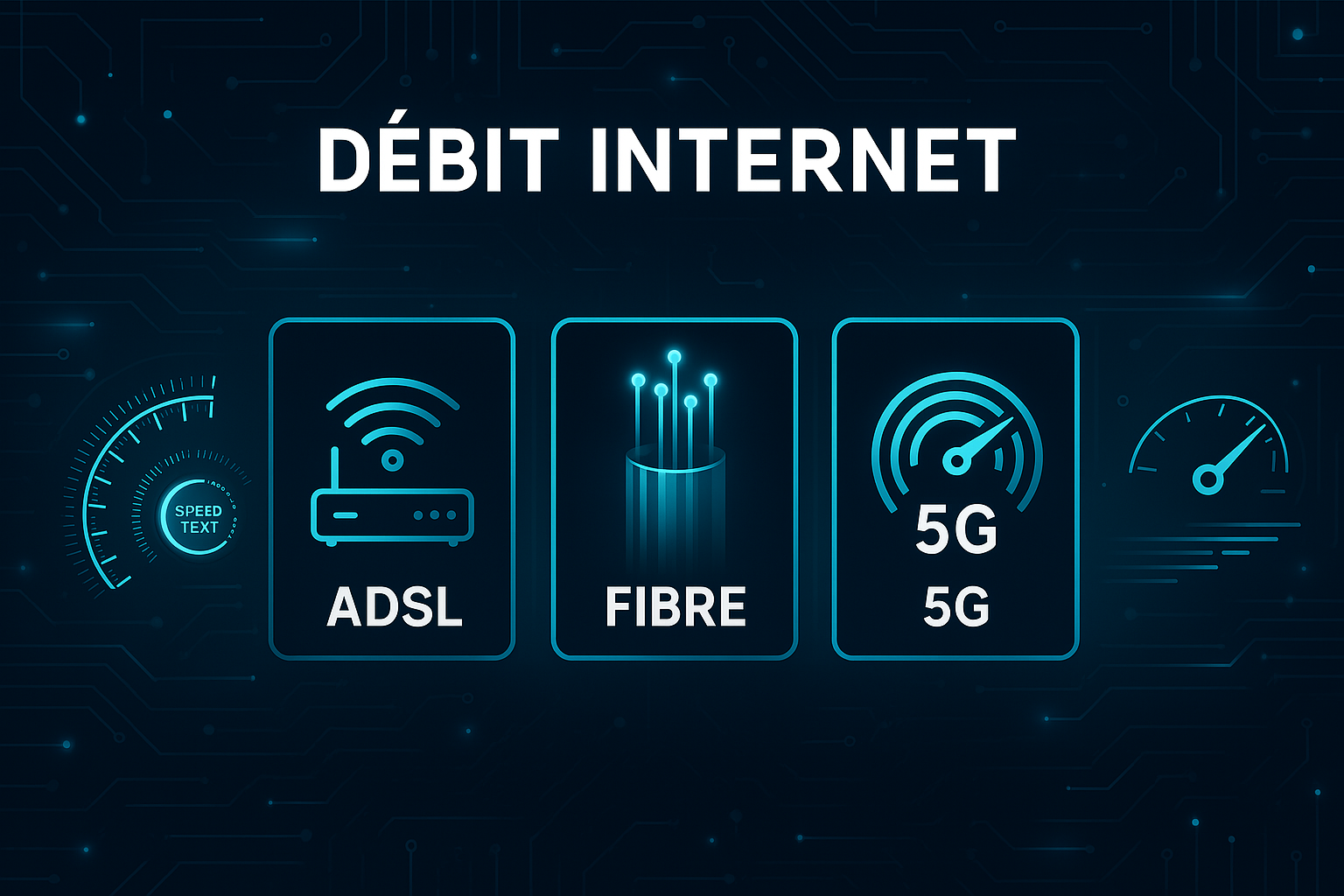Débit internet